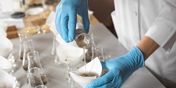 Importancia de la presencia de partículas (restos de tierra filtrante) en la matriz de muestras de grasa vegetal