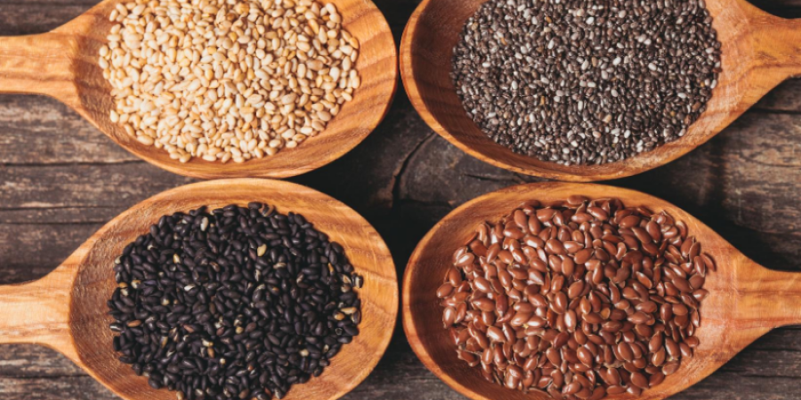 Usos y beneficios de la chía y el sésamo